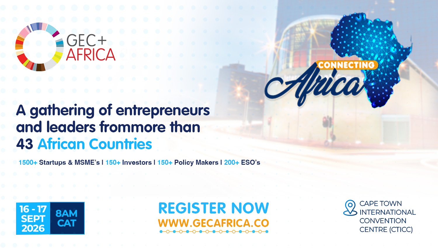 GEC+Africa 2026: See you in Cape Town, South Africa